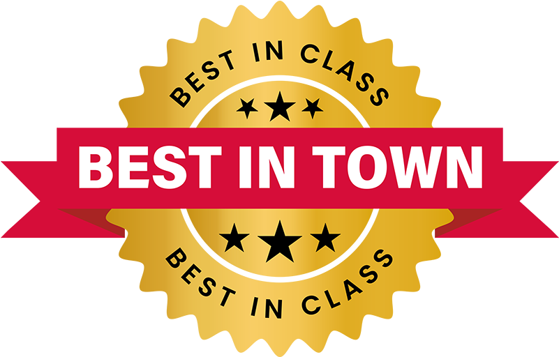 Best in Town badge